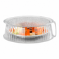 📢📢50% DE RÉDUCTION !! ⏰Cloche Micro-Ondes Empilable Multicouche – Couvercle Anti-Éclaboussures et Conservation