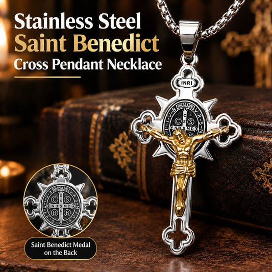 📢📢 50 % DE RÉDUCTION ! ⏰ Collier homme avec pendentif croix vintage