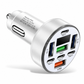 ⏳ Offre limitée –50% ⏰ Chargeur Voiture Rapide 40W 8-en-1 avec Affichage Tension Numérique – 4 USB & 4 PD 🚗⚡️