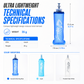 🏃 PROMO FLASH : 50% DE RÉDUCTION ! Gourde Souple Pliable TPU – Embout Morsure à Débit Élevé, Corps Comprimable & Construction Étanche for une Hydratation Légère en Trail et Randonnée ✨💧