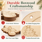 📢📢50% DE RÉDUCTION !! ⏰ Lot de 8 Rondelles de Bois Sculptées – Ornements Suspendus Sapin de Noël avec Cordes en Chanvre