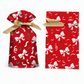 📢📢50% DE RÉDUCTION !! ⏰ Sachets Cadeaux de Noël à Cordon avec Ruban