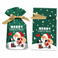 📢📢50% DE RÉDUCTION !! ⏰ Sachets Cadeaux de Noël à Cordon avec Ruban