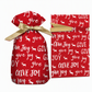 📢📢50% DE RÉDUCTION !! ⏰ Sachets Cadeaux de Noël à Cordon avec Ruban