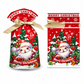 📢📢50% DE RÉDUCTION !! ⏰ Sachets Cadeaux de Noël à Cordon avec Ruban