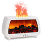 🕯️💧 Petit humidificateur à effet de flamme – Brume ultrasonique, ambiance lumineuse et diffuseur d’arômes