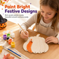 📢📢50% DE RÉDUCTION !! ⏰🎃 Halloween Wooden Pumpkin Craft Kit | DIY Wind Chime