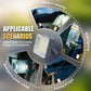 🏕️ Lampe solaire de camping étanche, rechargeable sans fil 💡
