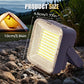 🏕️ Lampe solaire de camping étanche, rechargeable sans fil 💡