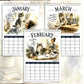 📢📢50% DE RÉDUCTION !! ⏰ Calendrier Mural 2027 – La Vie de Chat