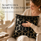 📢📢50% DE RÉDUCTION !! ⏰ Housse de Coussin Style Européen Classique À Dorure 45x45cm – Décoration Canapé (Coussin Non Inclus)