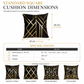 📢📢50% DE RÉDUCTION !! ⏰ Housse de Coussin Style Européen Classique À Dorure 45x45cm – Décoration Canapé (Coussin Non Inclus)