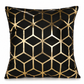 📢📢50% DE RÉDUCTION !! ⏰ Housse de Coussin Style Européen Classique À Dorure 45x45cm – Décoration Canapé (Coussin Non Inclus)