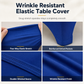 📢📢50% DE RÉDUCTION !! ⏰Nappe Extensible Élastique Rectangulaire pour Mariages, Banquets et Réunions