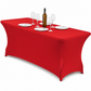 📢📢50% DE RÉDUCTION !! ⏰Nappe Extensible Élastique Rectangulaire pour Mariages, Banquets et Réunions