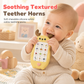 Téléphone d'Éveil Bébé Faon – Musical, Sons Doux & Anneau de Dentition