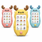 Téléphone d'Éveil Bébé Faon – Musical, Sons Doux & Anneau de Dentition