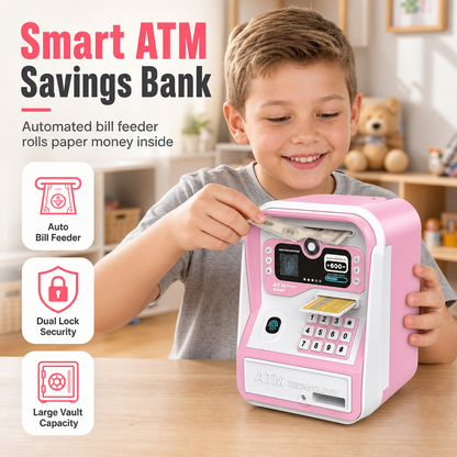 📢📢50% OFF !! ⏰Kids Electronic ATM Piggy Bank Toy