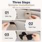 🕶️ OFFRE LIMITÉE –50% 🚗 Porte-Lunettes de Soleil Voiture — Clip Magnétique en Cuir, Support Tickets & Cartes