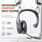 📢📢50% DE RÉDUCTION !! ⏰ Casque Bluetooth Sans Fil avec Réduction de Bruit ENC & Couplage Auto – Service Client & Chauffeurs Routiers