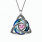 ⏳Spécial à durée limitée⏰Pendentif nœud celtique pierre de naissance – Collier femme symbolique