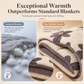 Warm Lamb Fleece and Aloe Cotton Winter Comforter Fleece Lined Quilt Insert with Dark Floral Pattern
