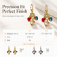 ⏳ Offre limitée −50% ⏰ Boucles d’Oreilles Pendantes Cœur Multicolore Rétro pour Femmes – Bijoux Mode❤️💚💙