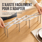 🛒 Offre limitée : –50 % ! 🍽️ Étagère de cuisine extensible en inox – Fini les plans de travail encombrés et les placards en désordre – Rails ajustables, gain de place vertical, anti-rouille – Idéal pour tiroirs standard 🔧