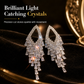 💎 PROMO FLASH : 50% DE RÉDUCTION ! Boucles d'Oreilles Zircon à Pampilles – Tiges S925 Argent Sterling, Cristaux Capteurs de Lumière & Design Flatteur for un Éclat Élégant au Quotidien ✨💫