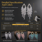 💎 PROMO FLASH : 50% DE RÉDUCTION ! Boucles d'Oreilles Zircon à Pampilles – Tiges S925 Argent Sterling, Cristaux Capteurs de Lumière & Design Flatteur for un Éclat Élégant au Quotidien ✨💫