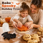 ⏳ Offre limitée −50% ⏰ Moules à Chaussons Halloween Forme Citrouille, Fantôme et Chauve-Souris – Plateaux Plastique PP et Assiettes Snack Décoratives