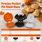 ⏳ Offre limitée −50% ⏰ Moules à Chaussons Halloween Forme Citrouille, Fantôme et Chauve-Souris – Plateaux Plastique PP et Assiettes Snack Décoratives