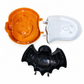 ⏳ Offre limitée −50% ⏰ Moules à Chaussons Halloween Forme Citrouille, Fantôme et Chauve-Souris – Plateaux Plastique PP et Assiettes Snack Décoratives