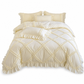🛏Parure de Lit Princesse à Volants – Coton Lavé Doux, Style Français