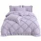 🛏Parure de Lit Princesse à Volants – Coton Lavé Doux, Style Français