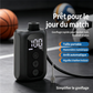 🛞⚡ Mini Gonfleur Électrique Sans Fil – Pression Préréglée 100 PSI, Arrêt Automatique et Format de Poche