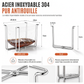 🗑️✨ Support Porte-Sac Poubelle Pliable – Inox 304 Antirouille, Format Compact et Collecte Propre