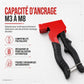 🔩🛠️ Pince à Chevilles pour Parois Creuses – Acier au Carbone Forgé, Compatibilité M3-M8 et Serrage sans Effort