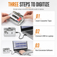 📼🎧✨ Lecteur de Cassette Portable Transparent & Convertisseur Cassette vers MP3 avec Interface Type-C