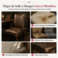 Housse de chaise élastique de Noël, housse complète extensible pour chaises de salle à manger à dossier haut