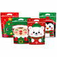 50 Pack Christmas Candy Bags Cartoon Stand Up Zipper Pouches for Snowflake Crisp Cookie and Baking Food Packaging