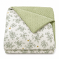 Lightweight Summer Cool Quilt with Soybean Fiber Filling and Textured Dot Fabric Machine Washable Air Conditioning Blanket for Adults and Kids