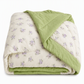Lightweight Summer Cool Quilt with Soybean Fiber Filling and Textured Dot Fabric Machine Washable Air Conditioning Blanket for Adults and Kids