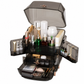 Large Capacity Dustproof Plastic Makeup Organizer Desktop Cosmetics Storage Box for Bedroom