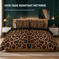 ⏳🔥 OFFRE LIMITÉE −50% ! ⏰🛯 Parure de Lit Housse de Couette Impression Numérique – Polyester, avec Taies d’Oreiller Assorties🐆