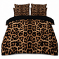 ⏳🔥 OFFRE LIMITÉE −50% ! ⏰🛯 Parure de Lit Housse de Couette Impression Numérique – Polyester, avec Taies d’Oreiller Assorties🐆