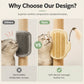 📢📢50% DE RÉDUCTION !! ⏰ Accessoire d'angle 2-en-1 pour le toilettage autonome des animaux avec baguette à plumes