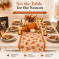 ⏳ Offre limitée −50% ⏰ Set Chemin de Table & Sets de Table Dentelle Feuilles d’Érable Automne