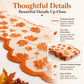 ⏳ Offre limitée −50% ⏰ Set Chemin de Table & Sets de Table Dentelle Feuilles d’Érable Automne