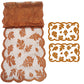 ⏳ Offre limitée −50% ⏰ Set Chemin de Table & Sets de Table Dentelle Feuilles d’Érable Automne